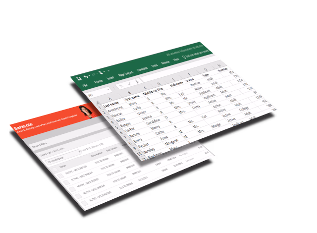 Screens showing phone, tablet and desktop views of our website